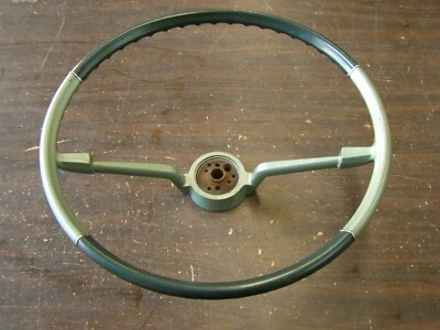 NOS 原始设备制造商 雪佛兰 1965 1966 Impala 方向盘 双色 绿色 SS 雪佛兰 — 第 1/4 张图片