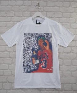 Actual Fact Michael Jordan Champagne White Crew Neck Tee T-shirt - Picture 1 of 6