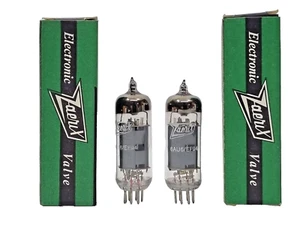 MATCHED PAIR 6AU6/EF94/ ZAERIX  TUBE TESTED WITH ROETEST BY CURVES / LOT OF 2 Ps - Picture 1 of 7
