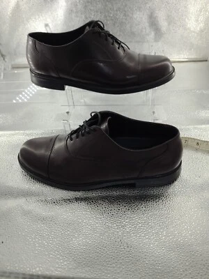 Мужские туфли Hush Puppies коричневая кожа 10,5 официальный комфорт изгиб хорошее состояние товара - Изображение 1 из 4