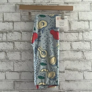 ¡¡¡NUEVO!!! Leggings Abstractos Fruta Bebé Fondo Azul Talla OS LuLaRoe Talla Única - Imagen 1 de 11