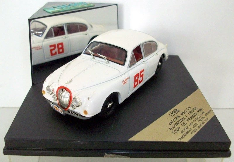 VITESSE 1/43 - L191B JAGUAR MK2 3.8 - TOUR DE FRANCE 61 - CONSTEN / RENEL - Image 1 of 1