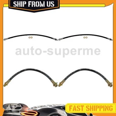 前后套件制动软管线 Dorman 4 件 适用于 1961 年 Oldsmobile F85 3.5L — 第 1/4 张图片