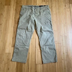 Weatherproof Men's Casual Brown  Pants Size 38x30 Multiple Pockets Durable - Picture 1 of 9