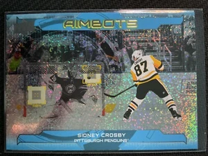 Sidney Crosby 2024-25 Upper Deck Aimbots Speckle Parallel Insert Card #AB-22 - Picture 1 of 1