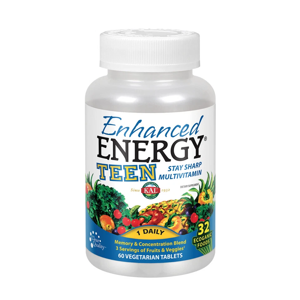 KAL Enhanced Energy Teen Complete - 60 Tabs
