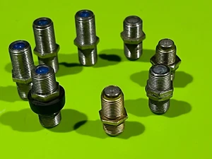 8 LOT Mixed F-Type Coax Coaxial Cable Coupler Female Jack Adapter Connector - Picture 1 of 12