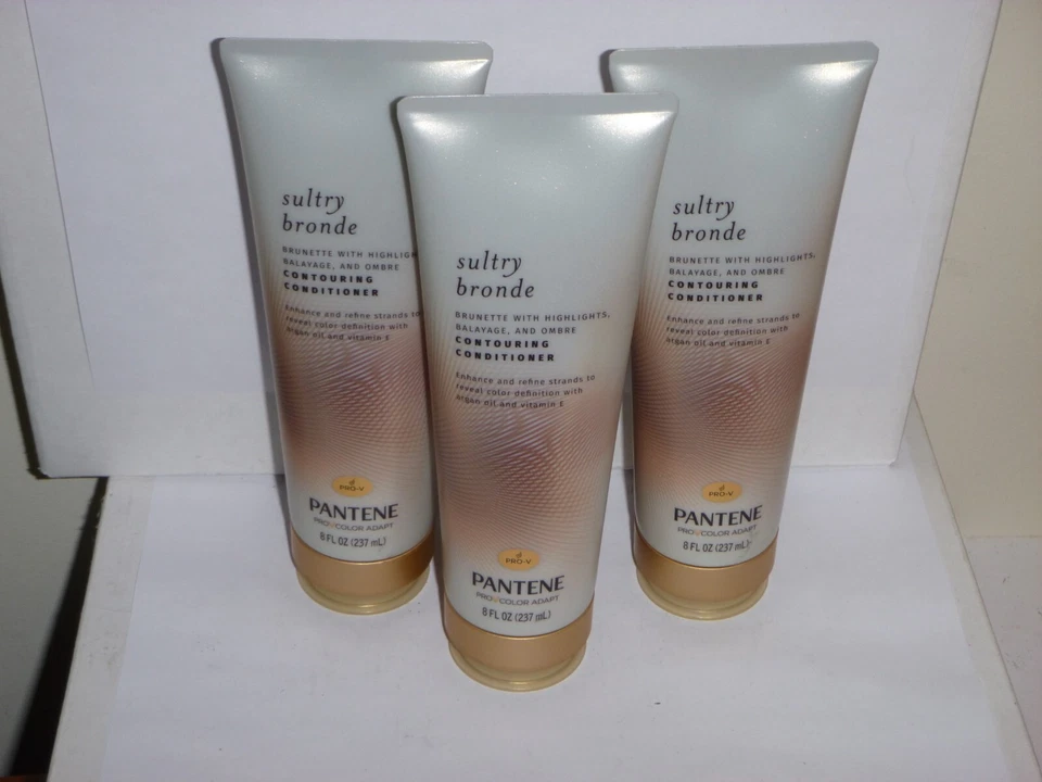 (3 pack)  PANTENE PRO-V COLOR ADAPT SULTRY BRONDE - CONTOURING - CONDITIONER 8OZ - Image 1 of 1