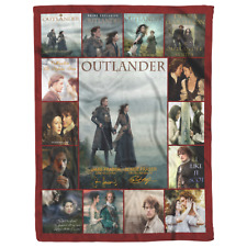 Outlander TV Series Blanket, Jamie Fraser Claire Fraser Fleece, Sherpa Blanket