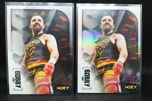 2x Bobby Fish 2020 WWE Topps Chrome Refractor + Base + FREE SHIPPING AEW / WWE - Picture 1 of 2