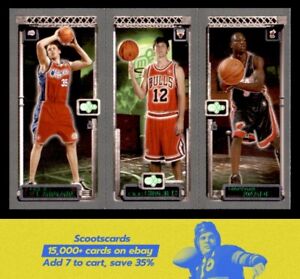 2003-04 Topps Rookie Matrix Chris Kaman/Kirk Hinrich/Dwyane Wade #116 117 115