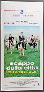 SCAPPO DALLA CITTA' - Underwood - Crystal, Stern - LOCANDINA ORIGINALE 1991 - Picture 1 of 2