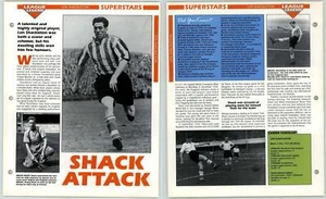 Len Shackleton - Superstars - Orbis Football Collection 1990-91 Page - Picture 1 of 1