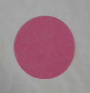 9" Raspberry Tulle Circles - Picture 1 of 1