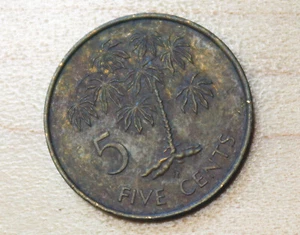 1982 Seychelles 5 Cents - Picture 1 of 2