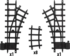 Lionel Ready-to-Play 10-Piece Inner Loop Black Plastic Track Pack - Picture 1 of 12
