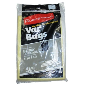 Rubbermaid Vacuum Cleaner Bags compatible Eureka Uprights Style F & G 4 Pack - Imagen 1 de 5
