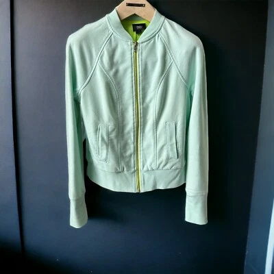 Mossimo Sudadera Bomber con Cremallera, Mujer Talla S, Verde Foto 1 de 4
