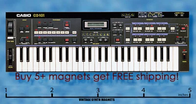 Casio CZ 1 3000 5000 101 1000 VZ-1 XW-P1 XW-G1 VL1 FZ-1 SYNTH Kühlschrankmagnet - Bild 1 von 3