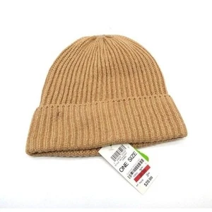 Style & Co Damen Solid Shine Cuff Beanie, camel - Bild 1 von 3