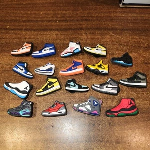 Lot of 18 Sneaker Theme Shoe Charms, Clean Condition - Picture 1 of 3