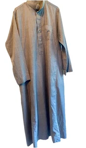 Kurta gris liso para hombre talla 58 XL Jwalli - Imagen 1 de 2