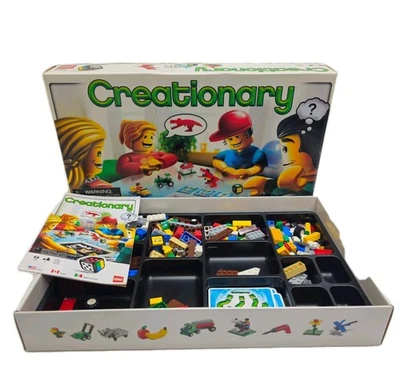Lego Creationary Board Game 3844 Family Build & Guess Toy Used - Image 1 of 4