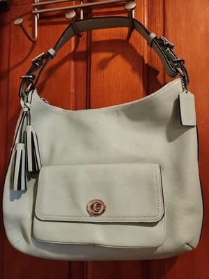 Coach Legacy Leather Mint Courtney Hobo Purse 22381 - Image 1 of 4