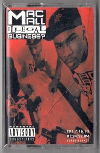MAC MALL Illegal Business SEALED Bay Area Rap G-Funk Tape Mac Dre Ray Luv 1993 - Picture 1 of 3
