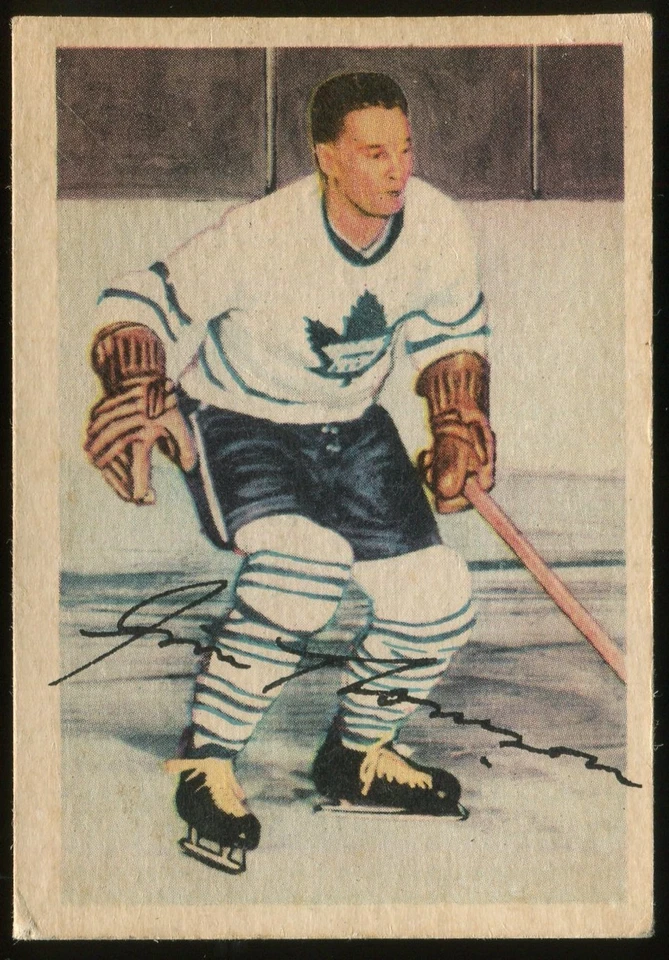 1953-54 Parkhurst #8 Jim Thomson Toronto Maple Leafs - Image 1 of 2