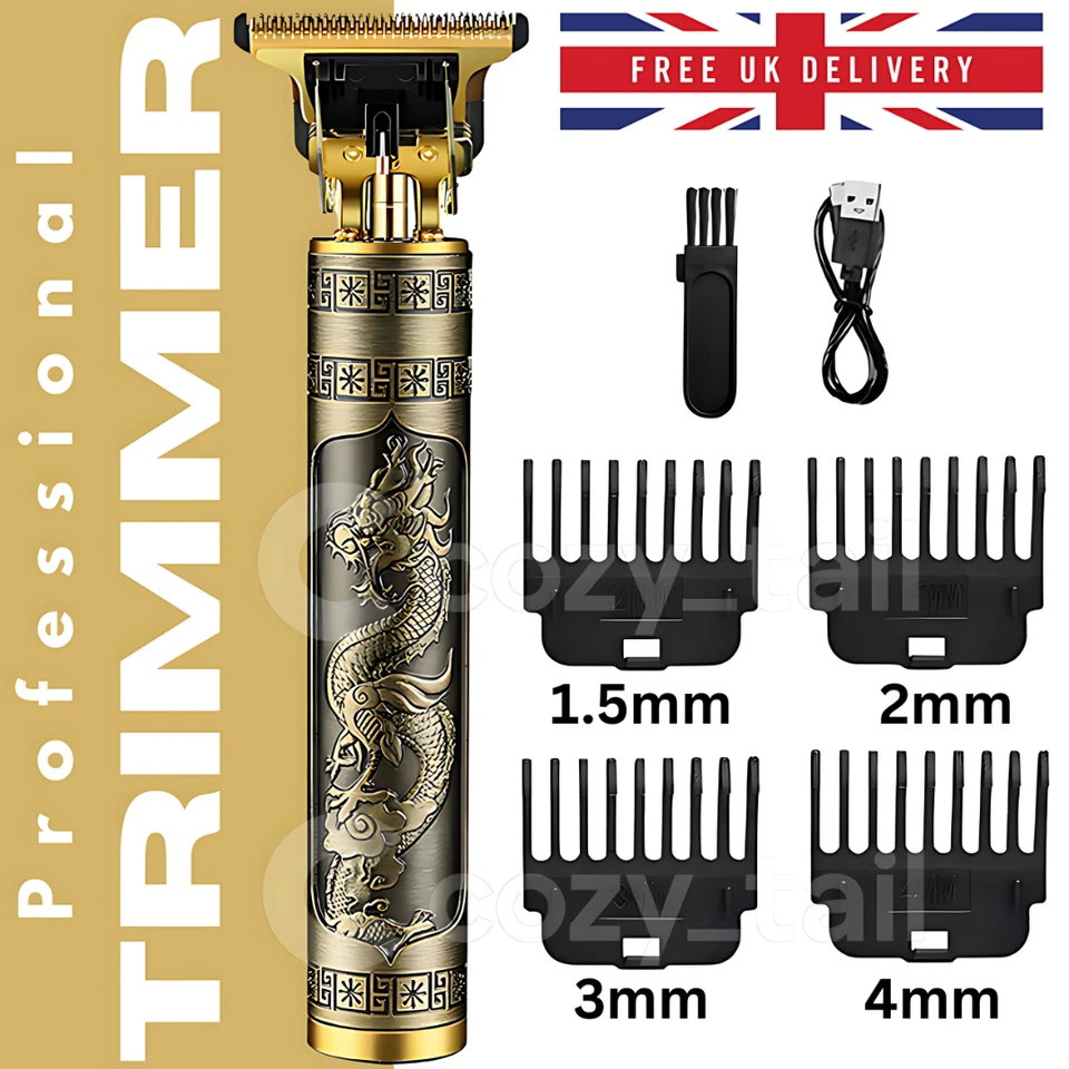 Professional Hair Clippers Trimmer Cutting Beard Cordless Barber Shaving Machine