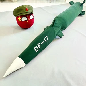 DF-17 Hypersonic Ballistic Missile Plush Doll Stuffed Toy Throw Pillow Xmas Gift - Picture 1 of 3