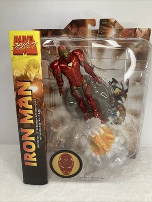 Figura de acción Iron Man Marvel Select 7" edición coleccionista Diamond Select Toys Foto 1 de 4