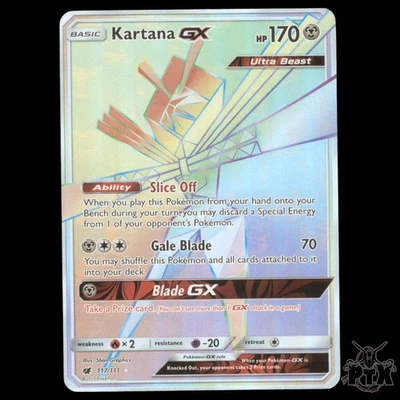 Kartana GX #117/111 Crimson Invasion NM/Near Mint Pokemon 2017 - Image 1 of 3