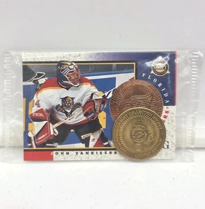 1998 Pinnacle Mint Collection Hockey Promo Pack Brendan Shanahan John Vanbiesbro - Bild 1 von 2