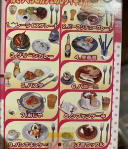 Re-ment Megahouse Miniature cafe foods Baguette Dessert Waffle Sweet Dollhouse - Picture 1 of 2