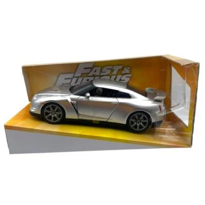Modellino Auto Jada 1/24 Brian's Nissan GT-R 35 "Fast&Furious 7" 2009 Silver - Immagine 1 di 2