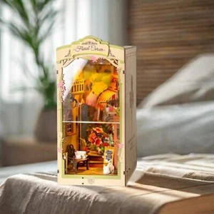 3D Puzzle Decorative Dollhouse Wood Bookend DIY Kit for Teens Kids Children - Picture 1 of 7