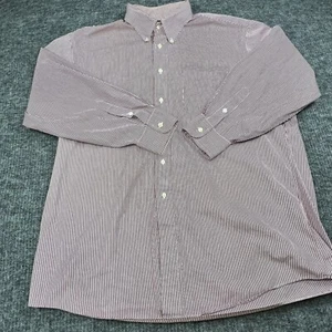 Jos A Bank Shirt Men's Extra Large XL Red White Striped Long Sleeve Candy Cane - Picture 1 of 12