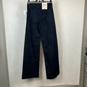 NEW Cruel Denim Skylar Trouser Jeans Sky-High Rise Sz 33/15 L Long Dark Wash Wid - Picture 1 of 5