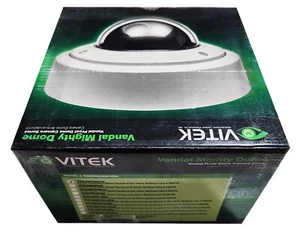 Vitek Mighty Dome Security Camera w/2.9-10mm Varifocal Lens & 480TVL VTD-MVH2910 - Picture 1 of 2