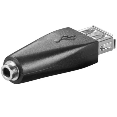 AUX IN OUT Adapter Stecker 1x USB auf 3,5mm Klinke Kupplung Buchse Ladeadapter - Bild 1 von 2
