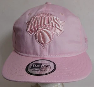 Knicks Hat New York NY NBA New Era Embroidery Snapback Womens Cap Pink - Picture 1 of 1