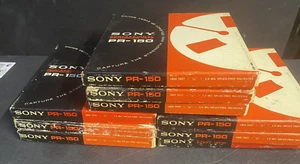 9 LOT Used Sony PR-150   Reel to Reel Professional Recording Tape 1800 Ft - Picture 1 of 3