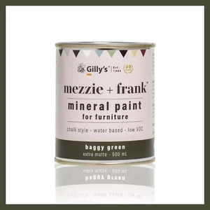 Mineral Paint Baggy Green - Chalk Style 500ml - Picture 1 of 3