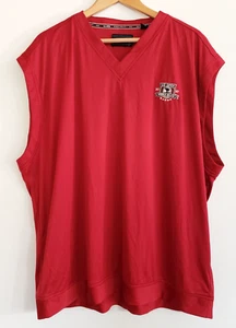 Camiseta sin mangas Ashworth Pebble Beach US Open 2010 Championship para hombre talla 2XL roja - Imagen 1 de 11