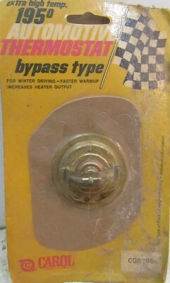 Termostato refrigerante motor Carol CG9395 - Termostato tipo OE (otros # puertas 33129) Foto 1 de 2