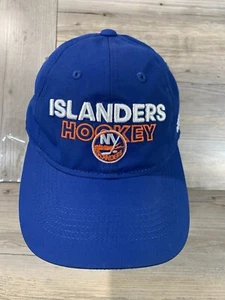 New York Islanders Hockey NHL Adidas Authentic Pro Stretch Flex Hat Mens Blue - Picture 1 of 6