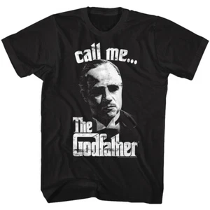 Camiseta para hombre El Padrino con logotipo de la película Don Corleone Llámame El Padrino - Imagen 1 de 5