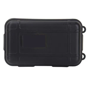 BLACK Waterproof Airtight Survival Storage Case Container Fishing Carry Box GF - Picture 1 of 7
